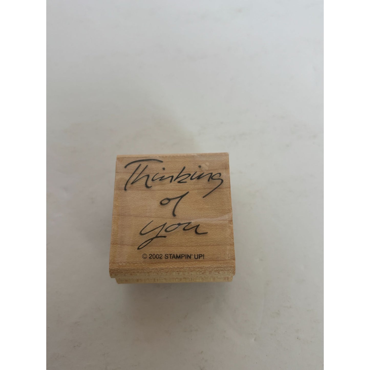 Stampin Up Rubber Stamp Thinking Of You Card Making Words Sentiment Friendship