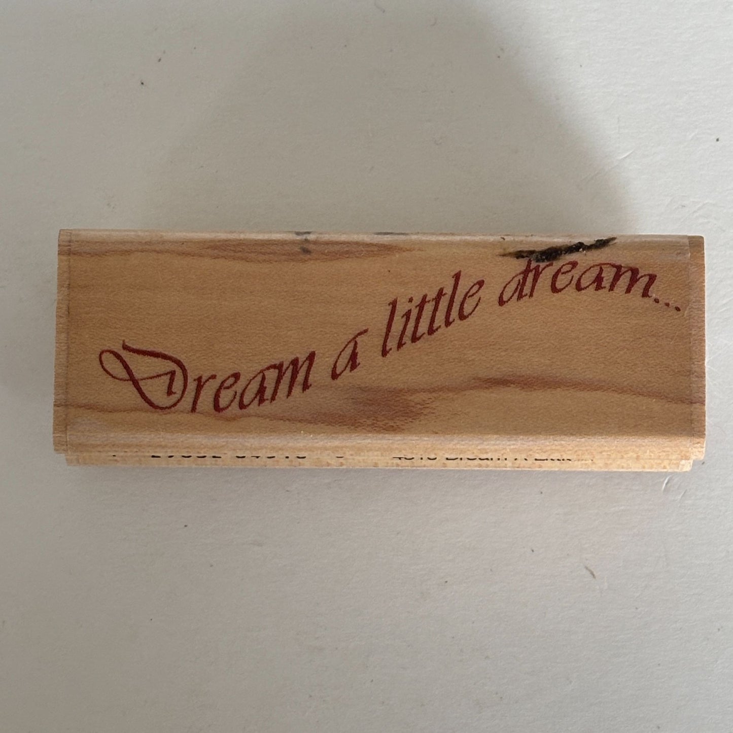 Hampton Art Rubber Stamp Dream a Little Dream Cardmaking Diffusion Tapestry Jill Meyer Words