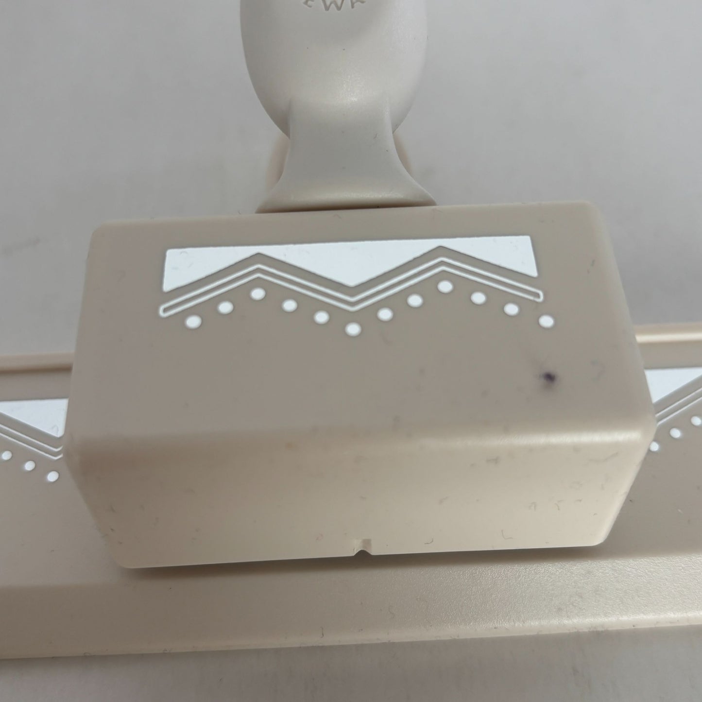 Martha Stewart Paper Punch Embossed Zigzag Edge Dots Triangles Geometric Art