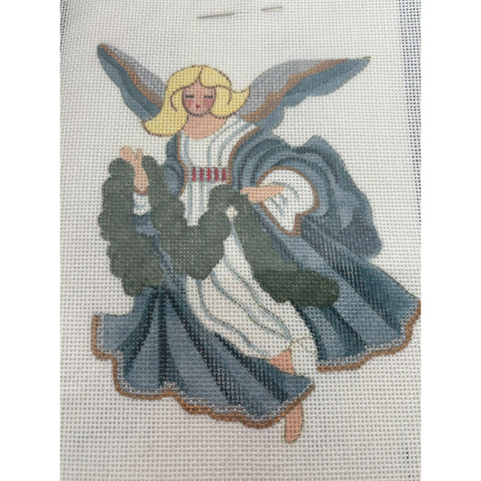 Stitchin Stuff Needlepoint Kit Christmas Angel Joan Thomasson Canvas New 1988