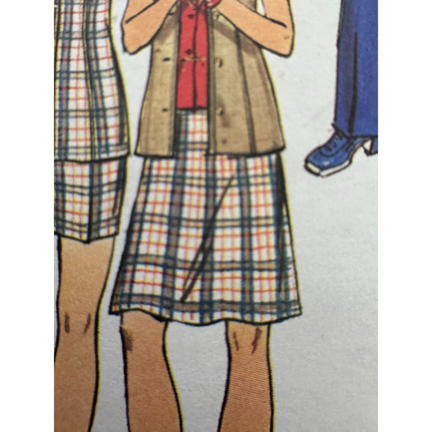 Butterick Pattern 3109 Misses Vest Skirt Pants Shorts 1970s Outfit Size 16.5 UC