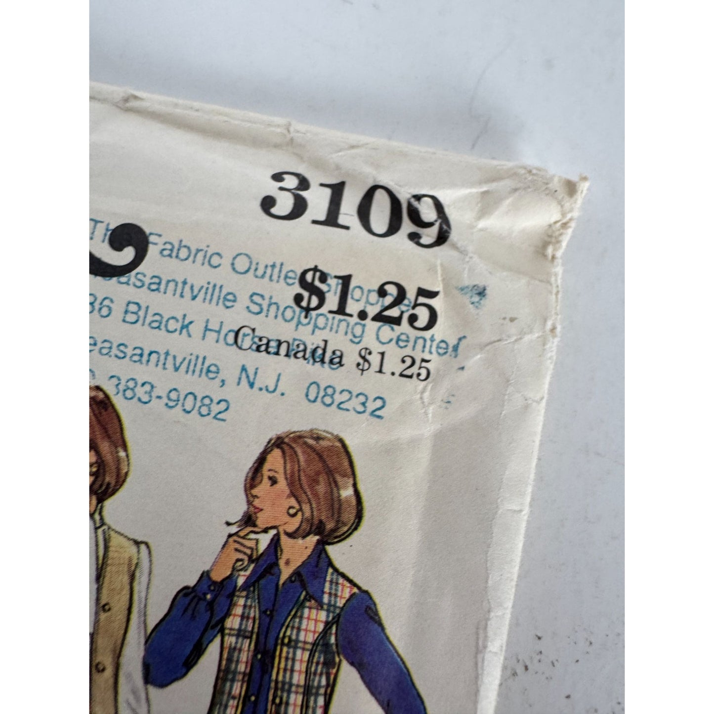 Butterick Pattern 3109 Misses Vest Skirt Pants Shorts 1970s Outfit Size 16.5 UC