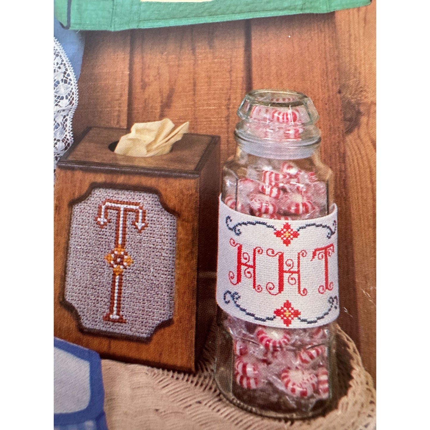 Hutspot House Cross Stitch Pattern Book Alphabets and Monograms 1980s by Tew