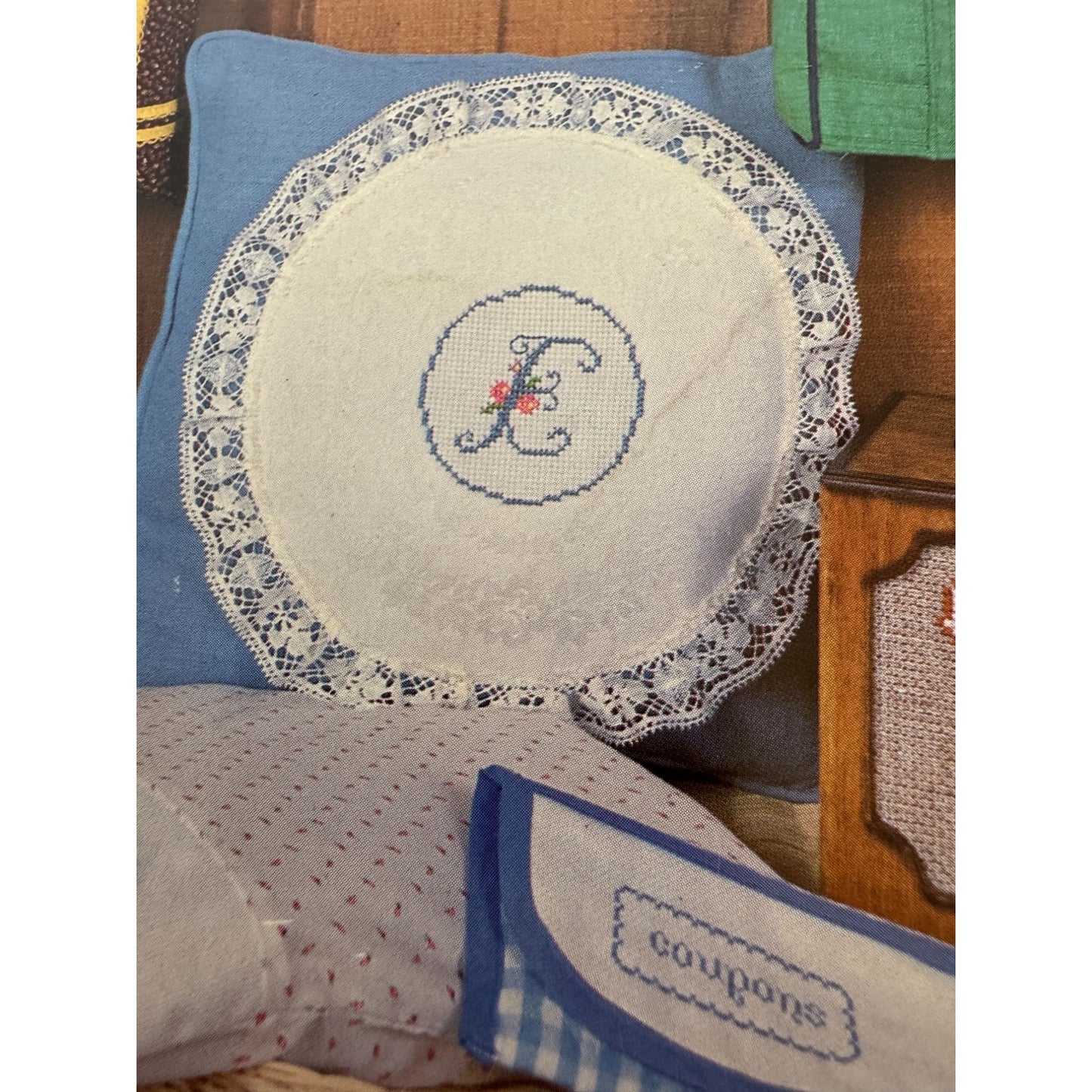 Hutspot House Cross Stitch Pattern Book Alphabets and Monograms 1980s by Tew