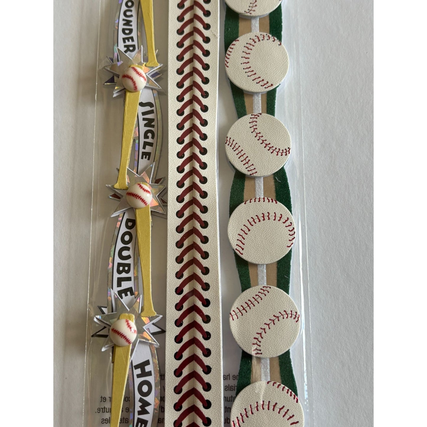 Jolees Boutique Embellishments Baseball Boys Sports Scrapbook 11.5 inch Craft