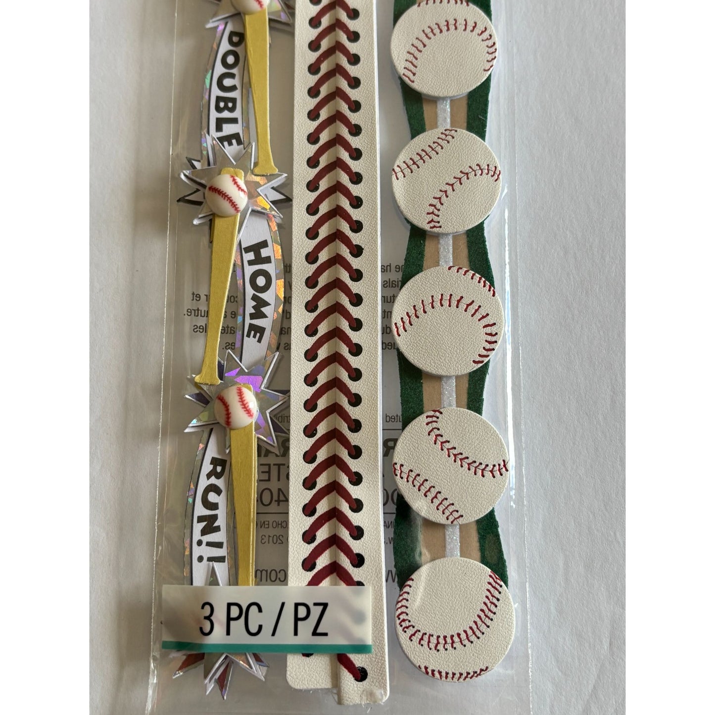 Jolees Boutique Embellishments Baseball Boys Sports Scrapbook 11.5 inch Craft