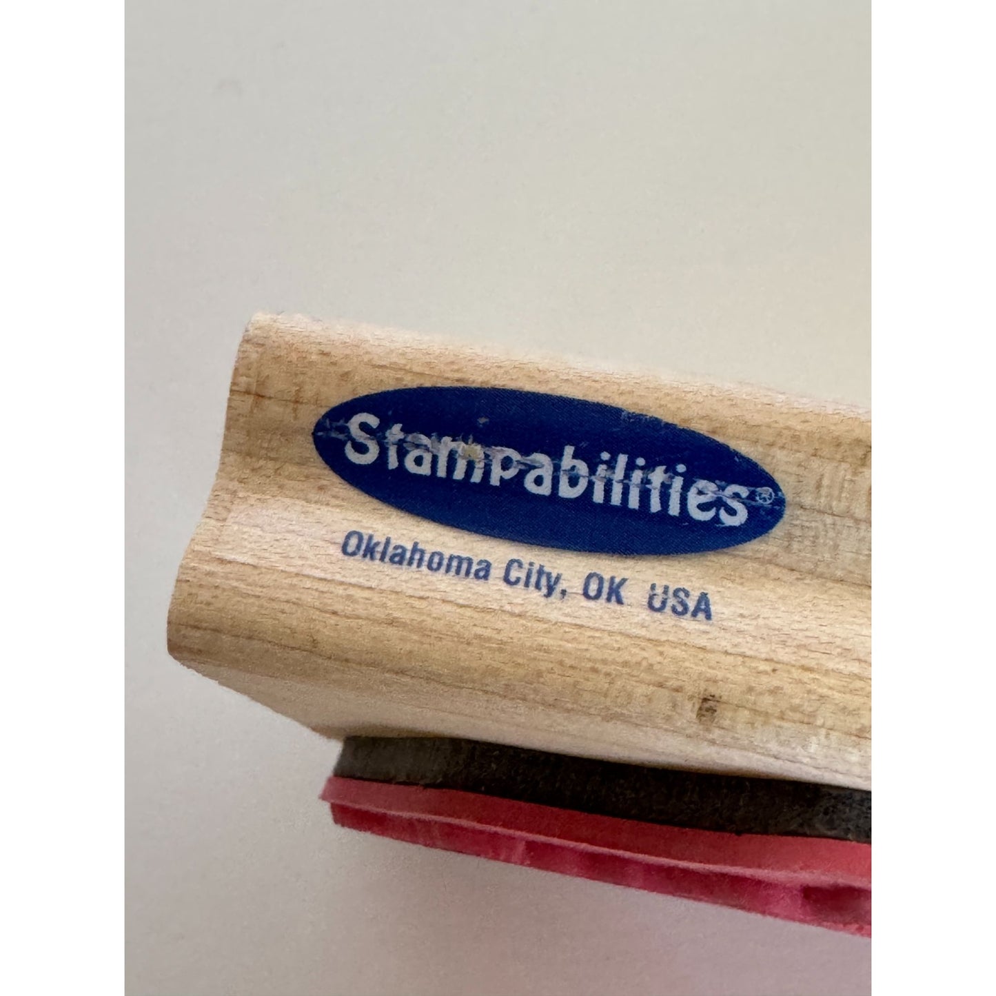 Stampabilities House Mouse Rubber Stamp Flower Bed Muzzy Mouse Sleeping Nap Cute