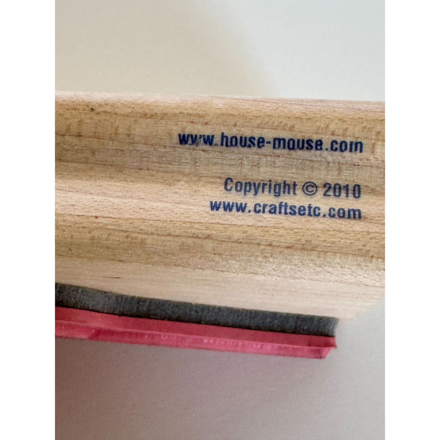 Stampabilities House Mouse Rubber Stamp Flower Bed Muzzy Mouse Sleeping Nap Cute