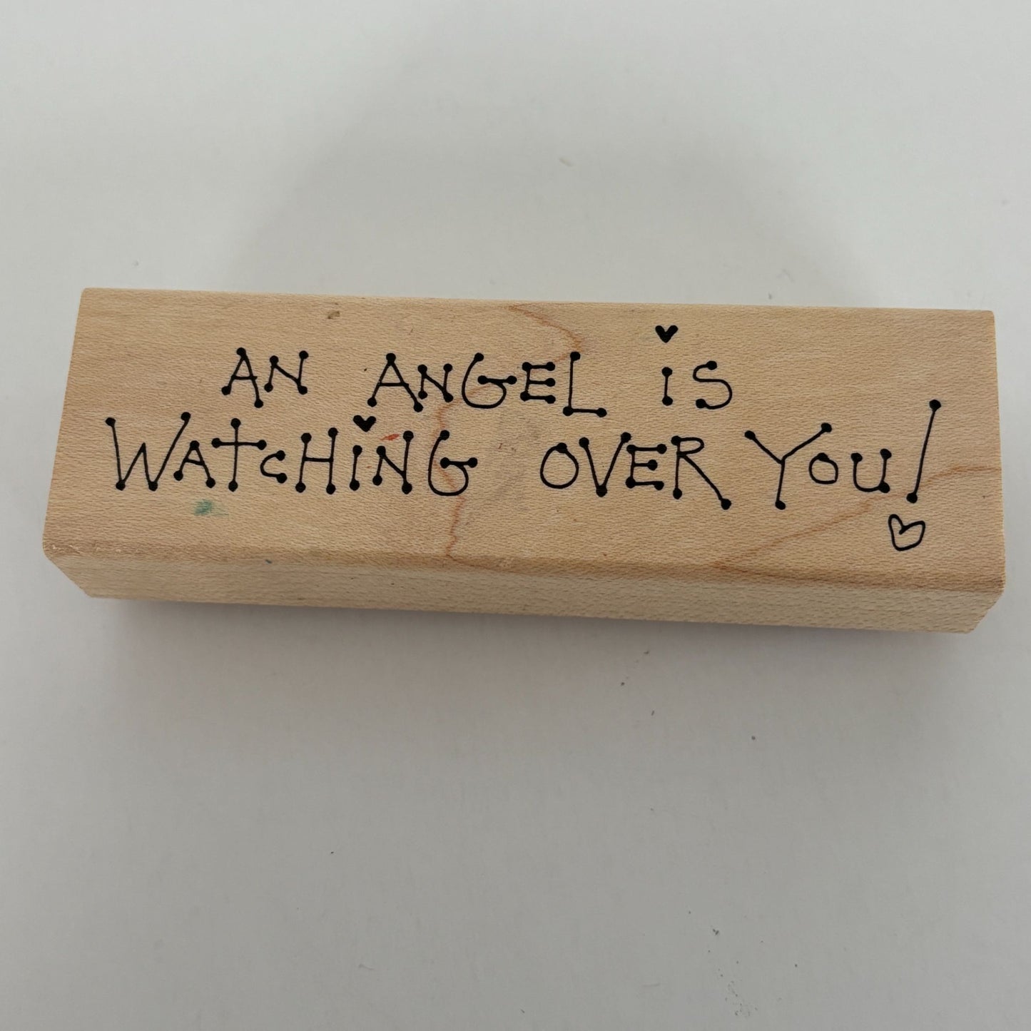 Judith Rubber Stamp Angel is Watching Over You Christian Sentiment Card Making
