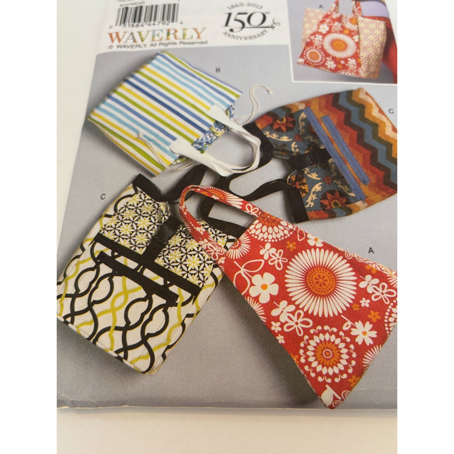 Butterick Sewing Pattern B5866 Car Organizers Trash Bin Seat Back Visor Box UC