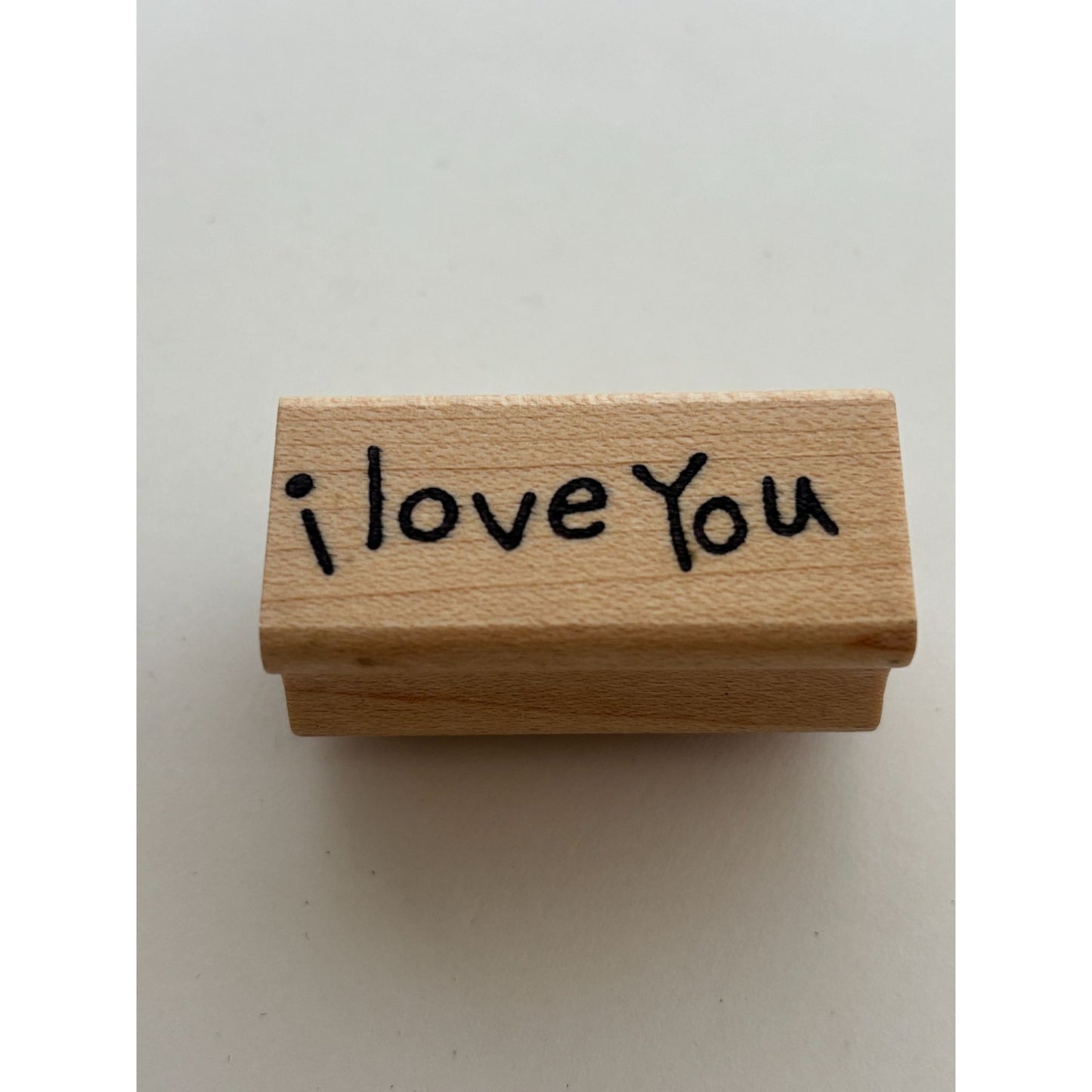 Azadi Earles Rubber Stamp I Love You Words Sentiment Valentines Day Anniversary