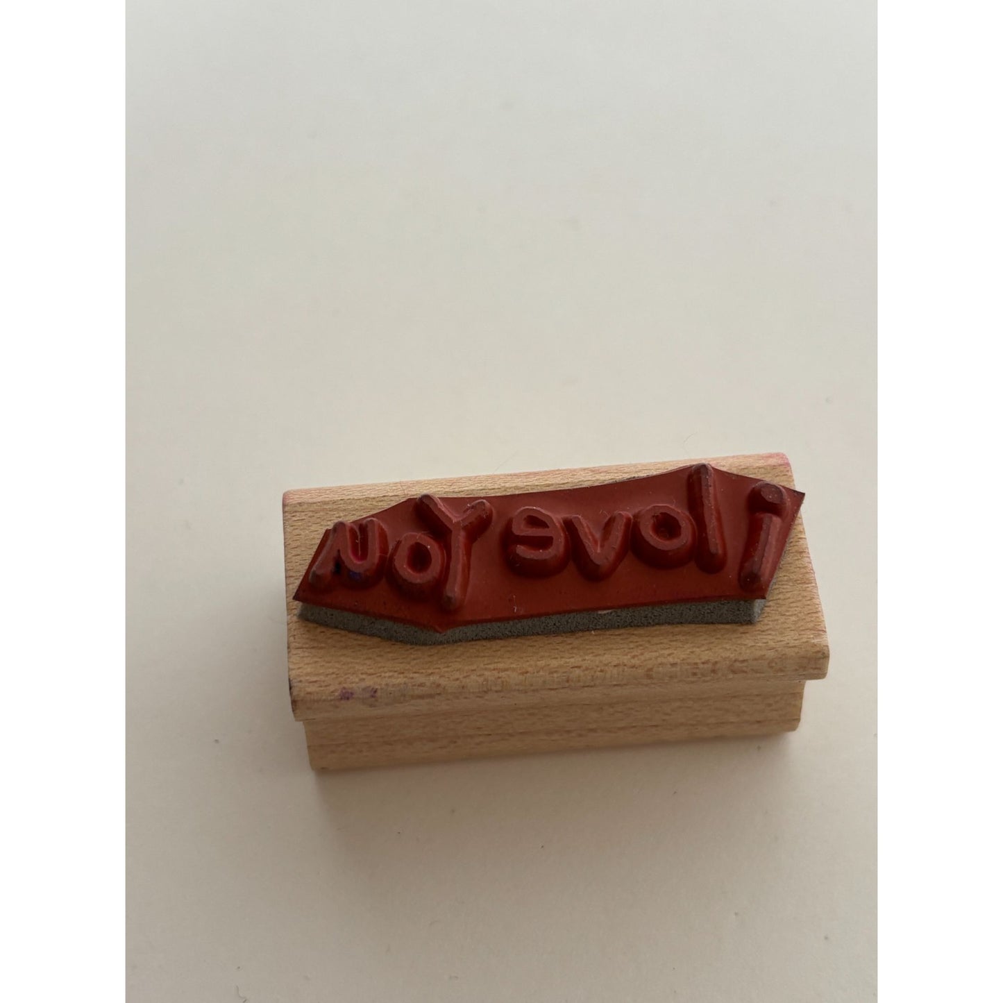 Azadi Earles Rubber Stamp I Love You Words Sentiment Valentines Day Anniversary