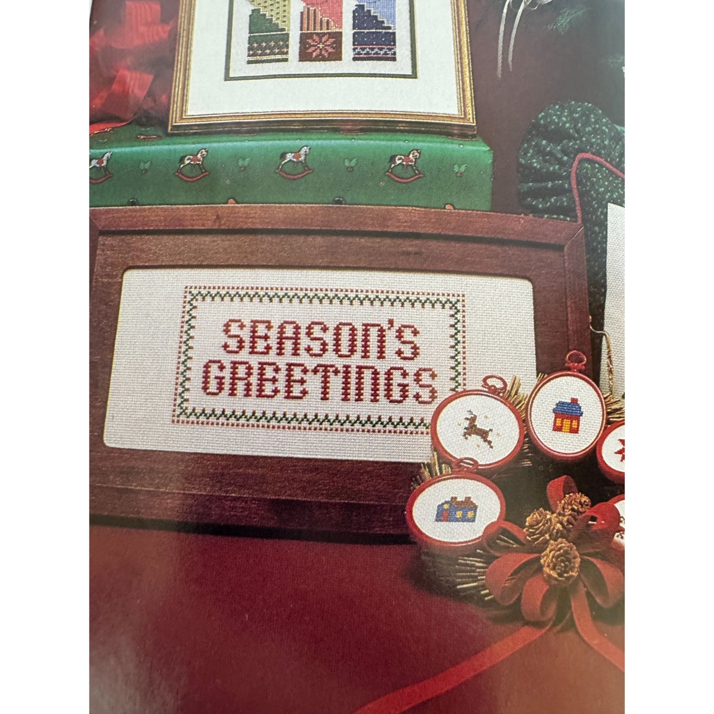 Gloria and Pat Merry Christmas Cross Stitch Pattern Booklet Three Kings 1980s