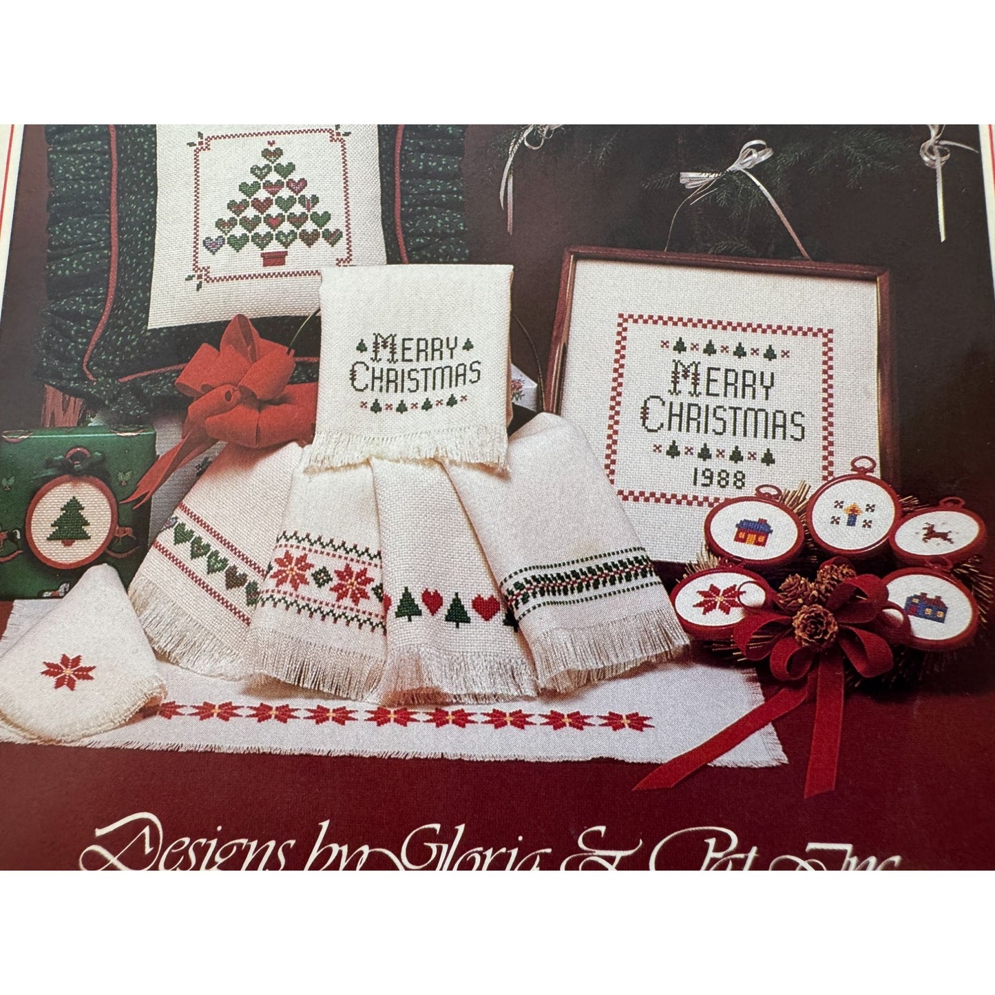 Gloria and Pat Merry Christmas Cross Stitch Pattern Booklet Three Kings 1980s