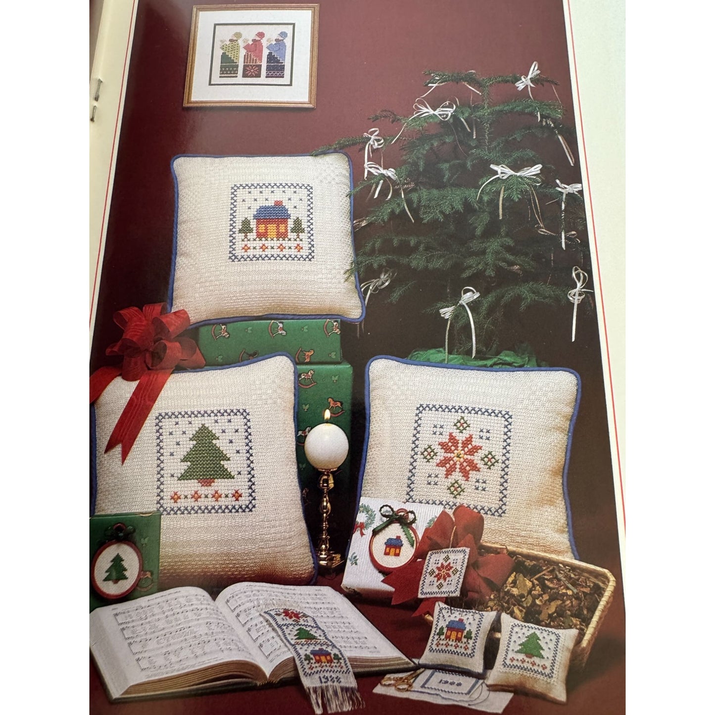 Gloria and Pat Merry Christmas Cross Stitch Pattern Booklet Three Kings 1980s