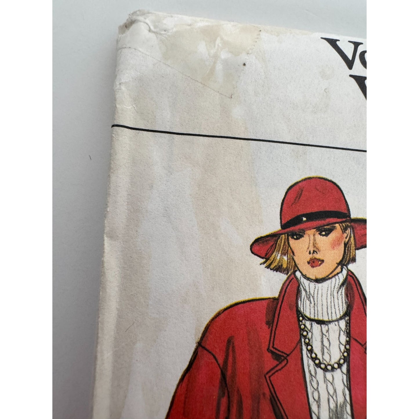 Vogue Sewing Pattern 9386 Misses Jacket Skirt Pants 1980s Fashion 14 16 18 Uncut