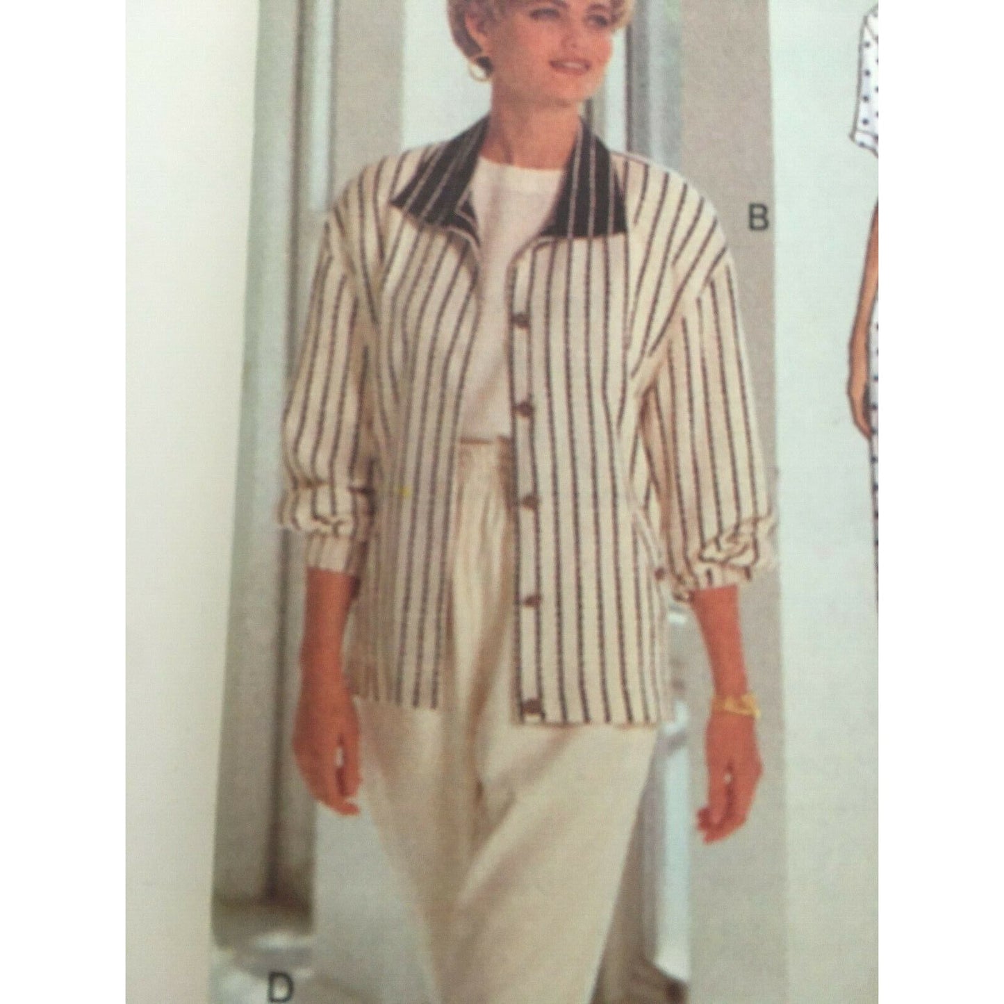 Butterick Sewing Pattern 5914 Work Suit Top Jacket Skirt Pants Sporty UC 6 8 10