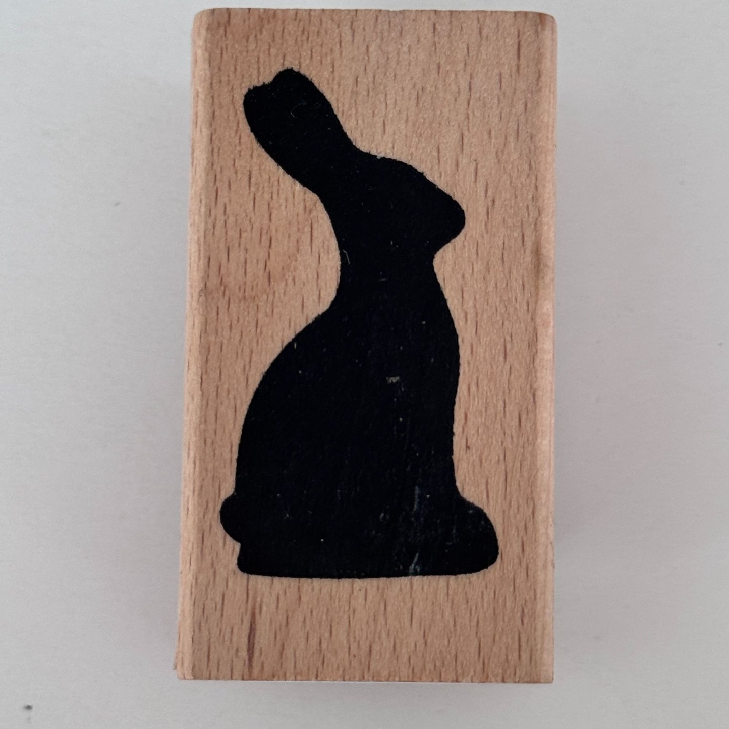 American Crafts Rubber Stamp Easter Bunny Silhouette Spring Rabbit Animal Craft Cardmaking Scrapbooking
