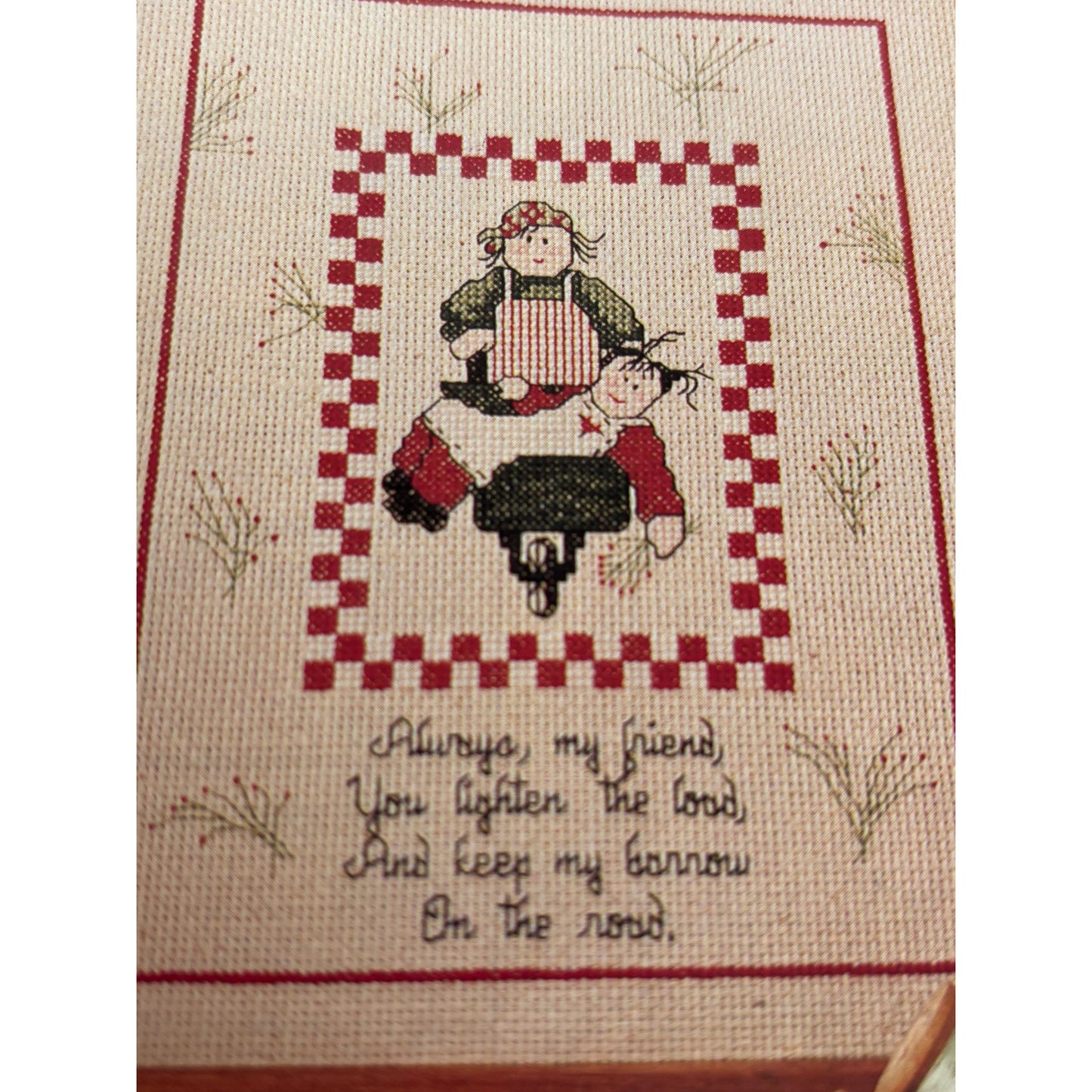 For The Love Of Cross Stitch Magazine July 1989 Patriotic American Flag Santas