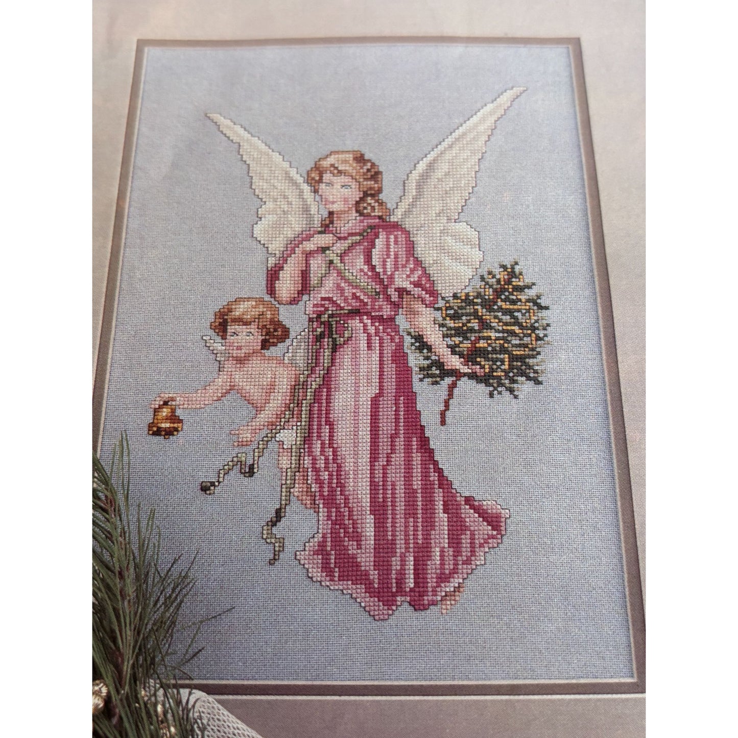 For The Love Of Cross Stitch Magazine July 1989 Patriotic American Flag Santas