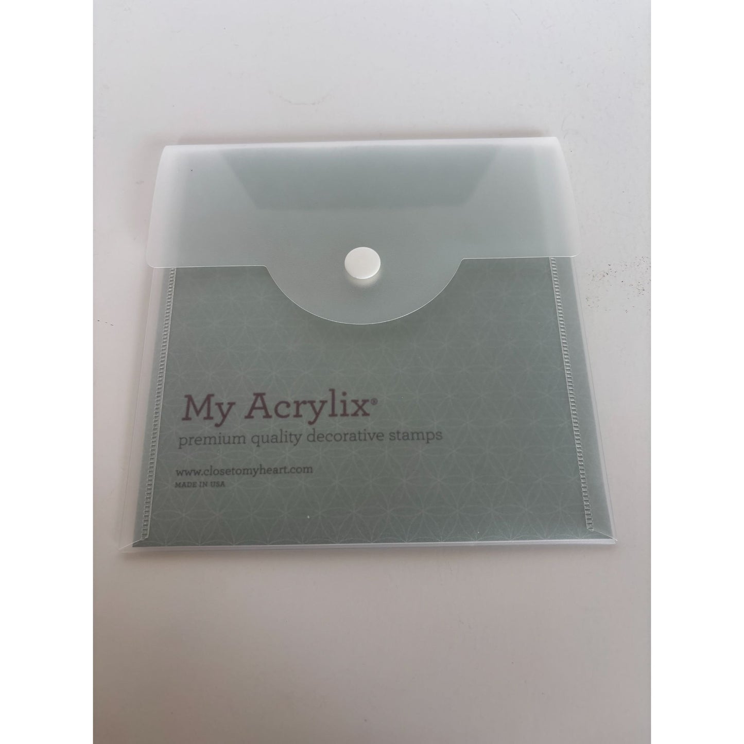 CTMH My Acrylix Acrylic Stamp Set Polka Dot Alphabet Letters Punctuation Marks