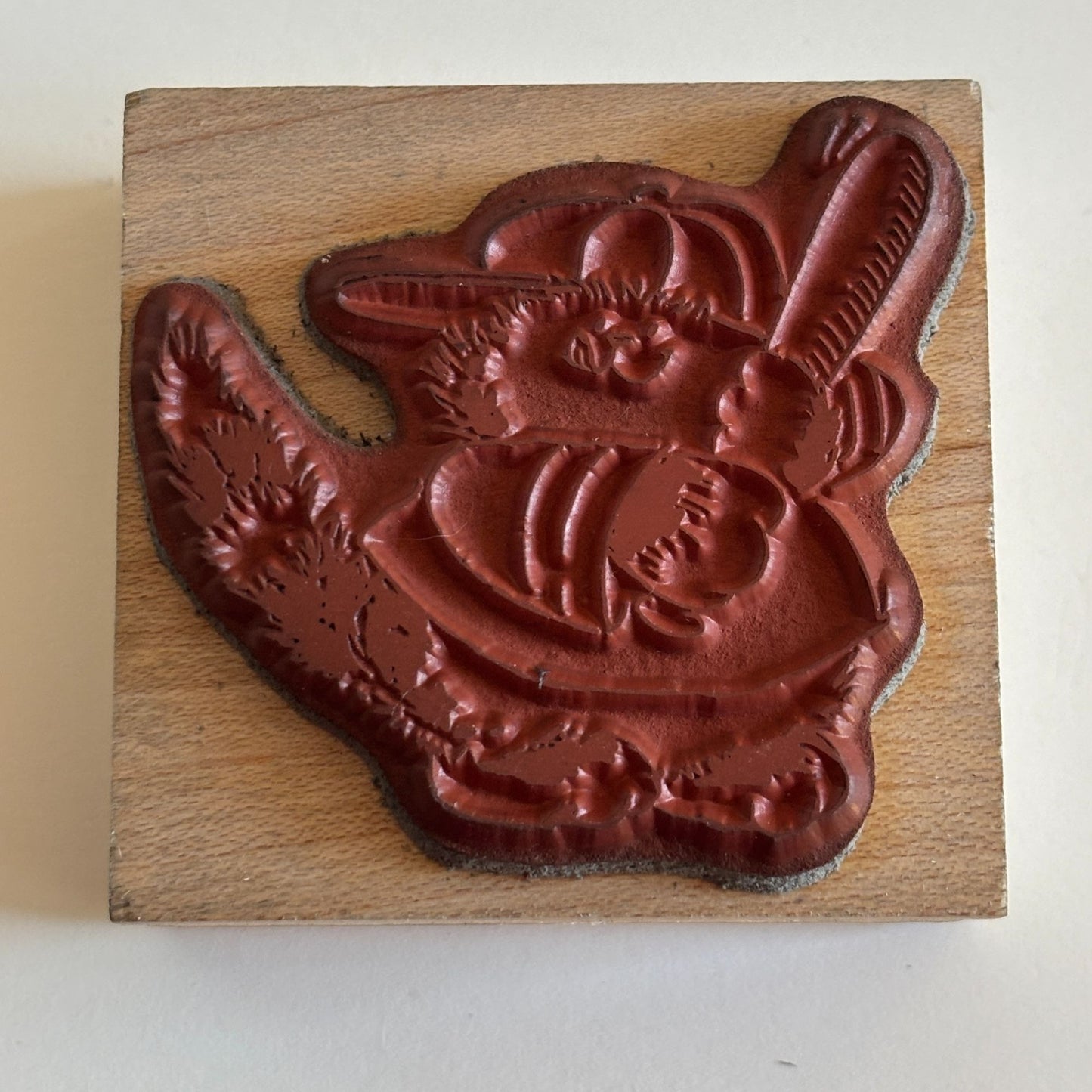 Penny Black Rubber Stamp Slugger Cat Playing Baseball Bat Sports Card Making