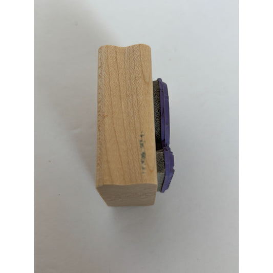 Stampin Up Wooden Rubber Stamp Fan Pun Fantastic Card Making Words Funny Summer