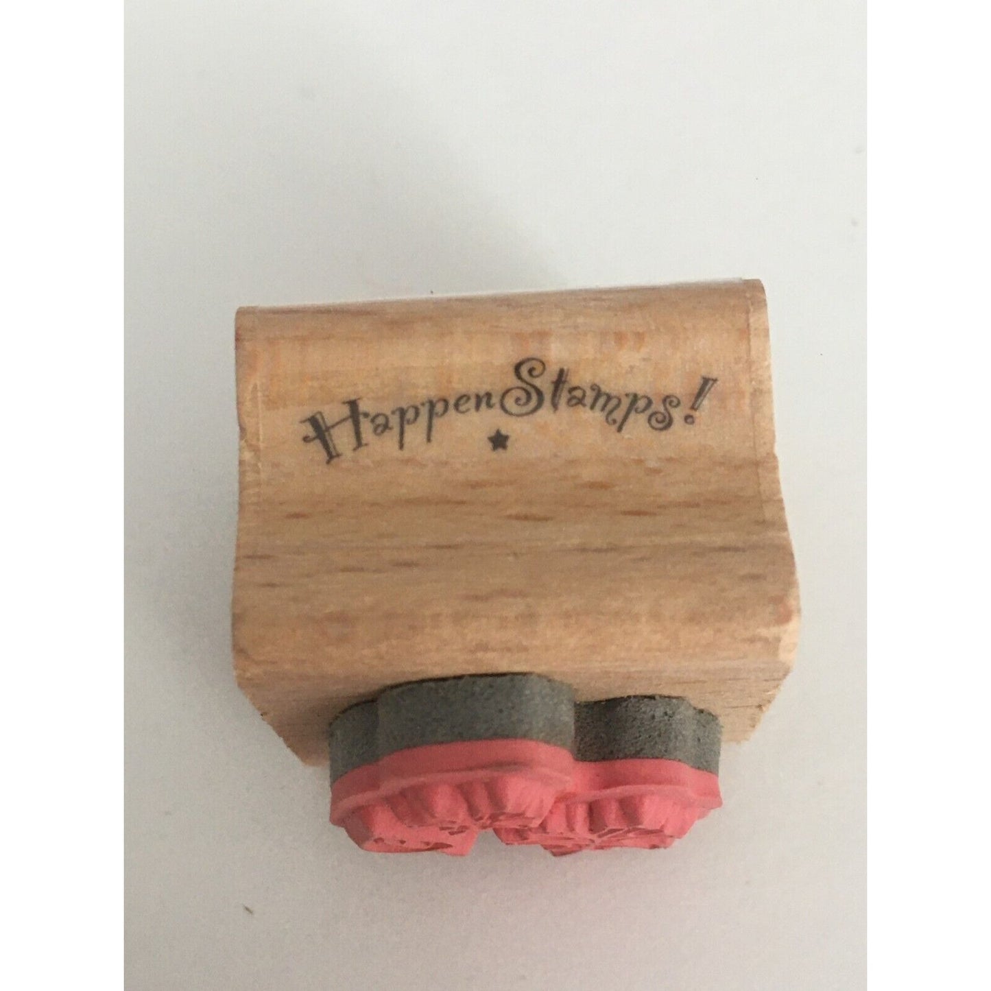 Happen Stamps Rubber Stamp Fall Leaves Trio Oak Elm Autumn Nature Thanksgiving