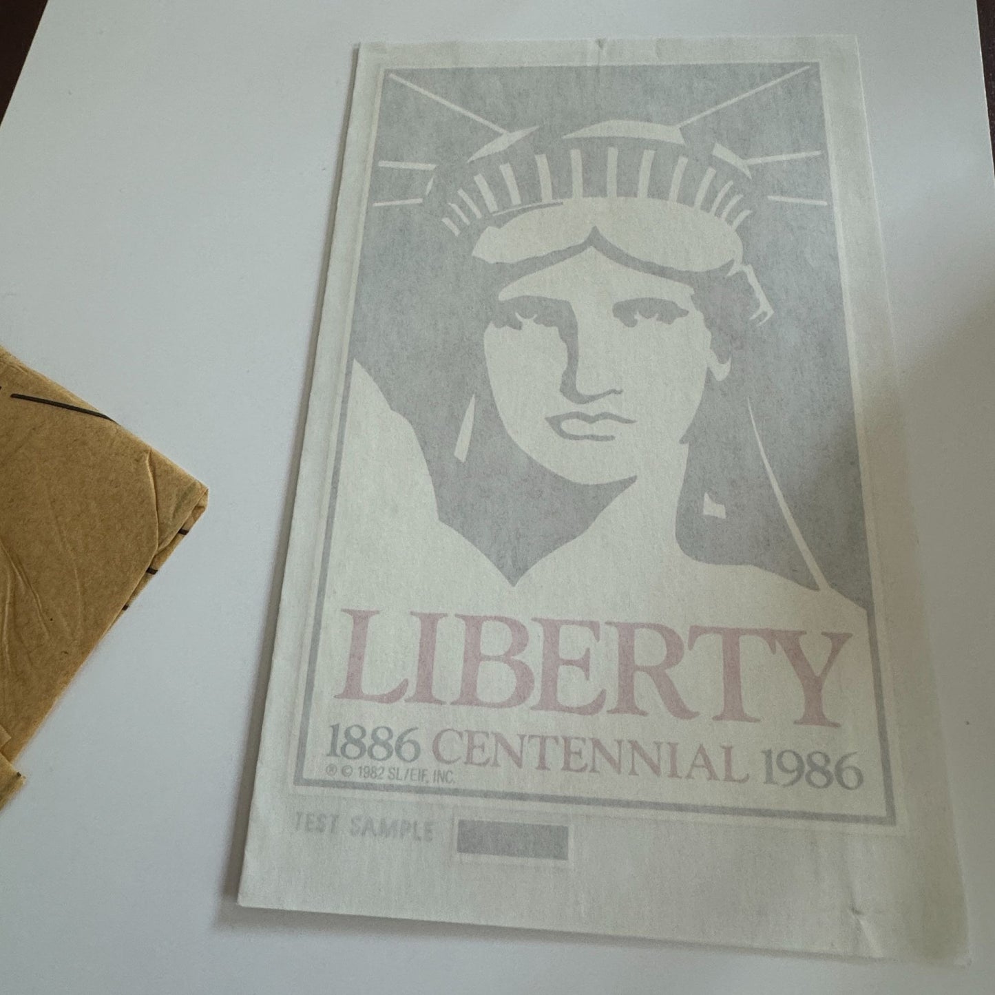 Butterick Sewing Pattern 499 Liberty Centennial 1986 Statue of Liberty T-Shirt