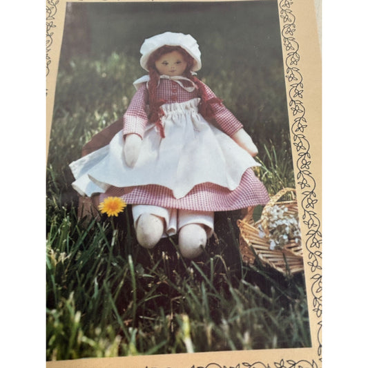 Osage County Quilt Factory Pattern Prairie Pocket Rag Doll 12 Inch Clothing UC