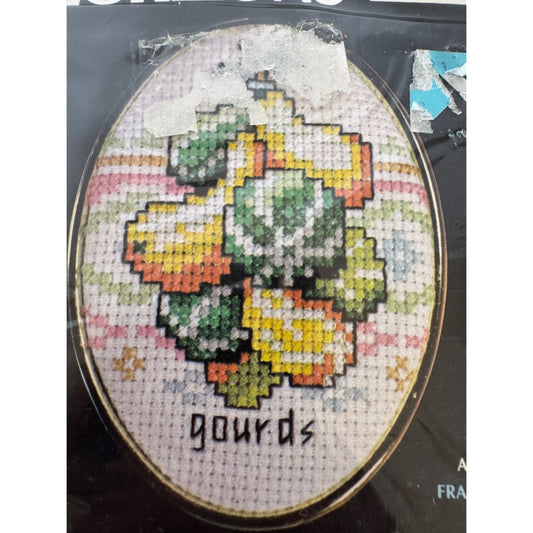 Monarch Horizons Gourds Counted Cross Stitch Kit Kitchen Home Decor Food Small