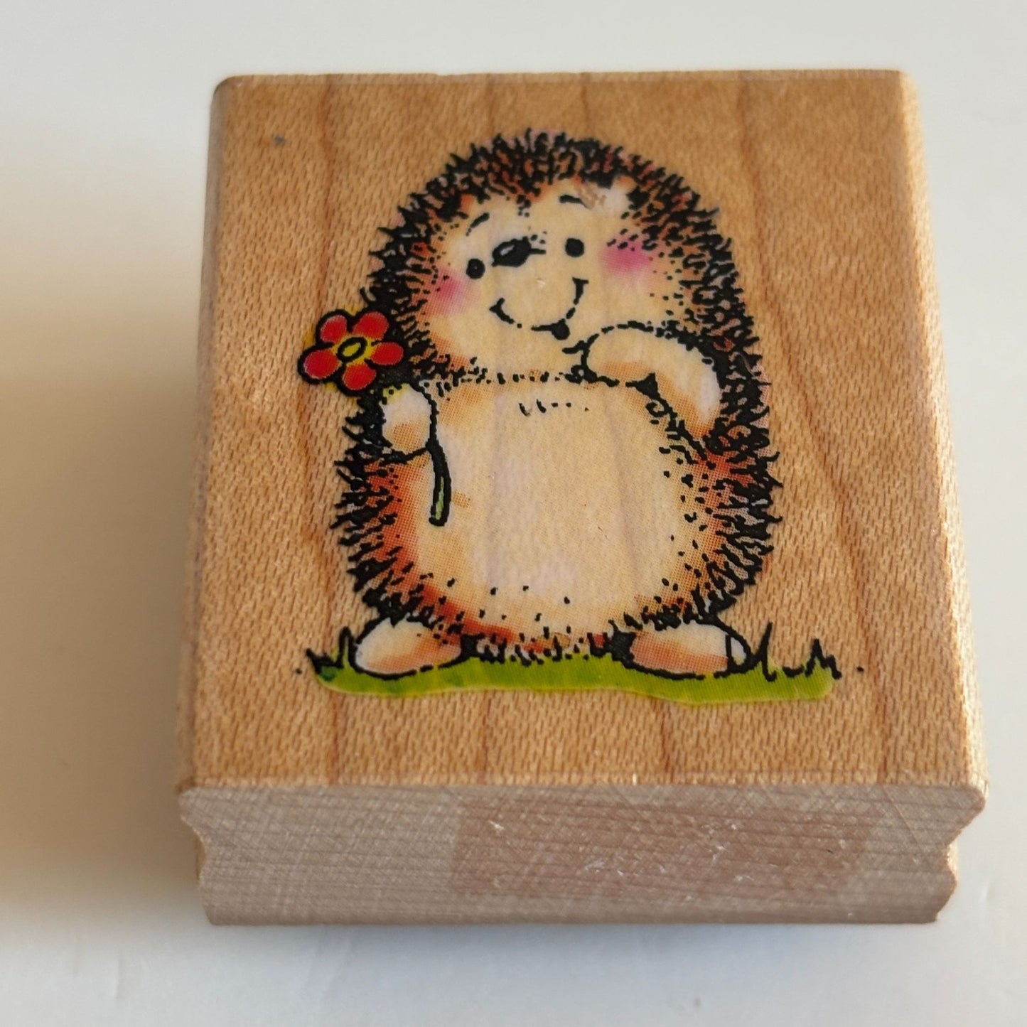 Penny Black Rubber Stamp Shy Hedgehog Flower Love Mothers Day Card Making Friend