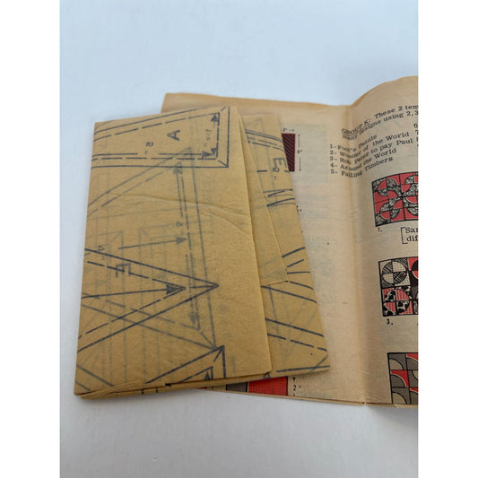 Quilting Templates Vintage Multi-Stamp Transfer Pattern 76 Designs 770 UC 1970s