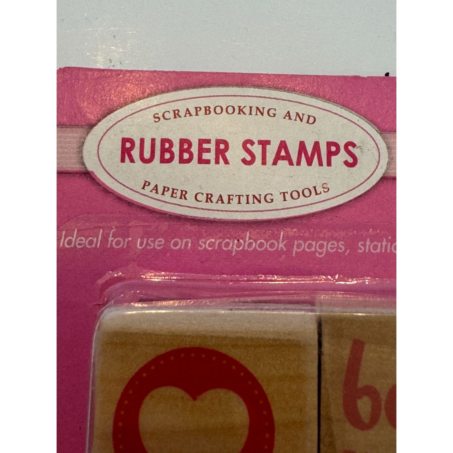 Scrapbooking and Paper Crafting Tools Rubber Stamps Set Valentine Love Be Mine