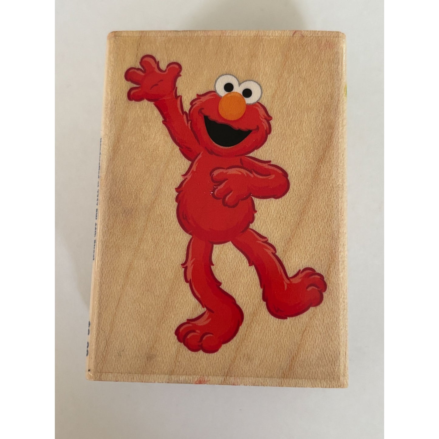 Sesame Street Rubber Stamp Elmo Says Hello Stampabilities Cartoon Character Baby Scrapbooking Craft