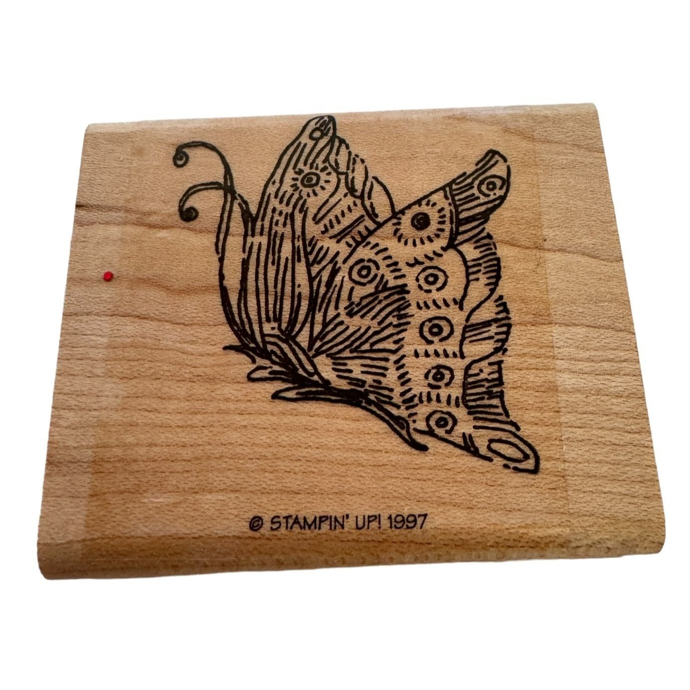 Stampin Up Butterfly Rubber Stamp Flying Spring Garden Friendship Card Making