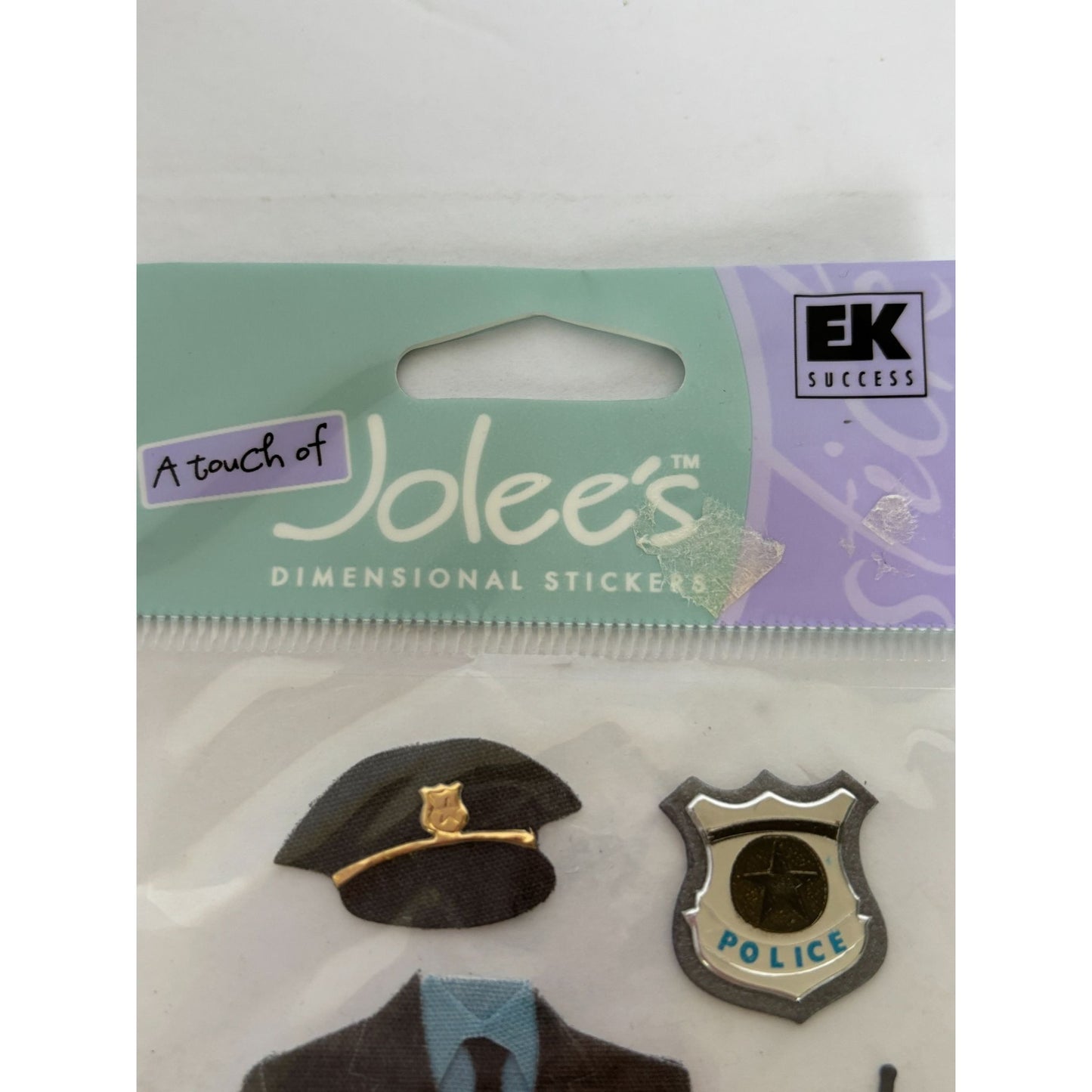 Jolees Dimensional Stickers Police Officer Uniform Badge Craft Embellishments