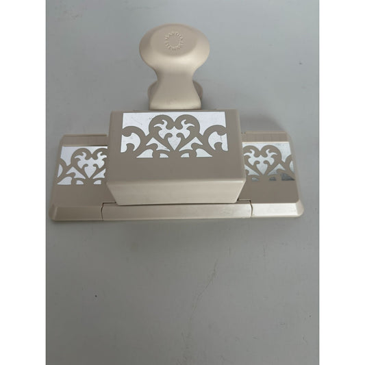 Martha Stewart Paper Punch SCROLL HEART Deep Edge Decorative Border