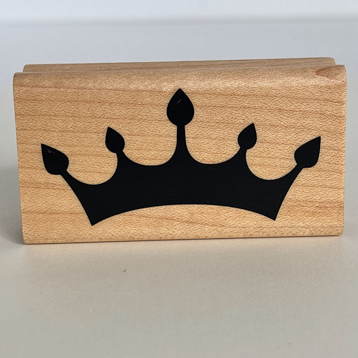 Inkadinkado Rubber Stamp Crown Princess Queen Royal Tiara Fairy Tale Birthday Cardmaking Wood Mounted
