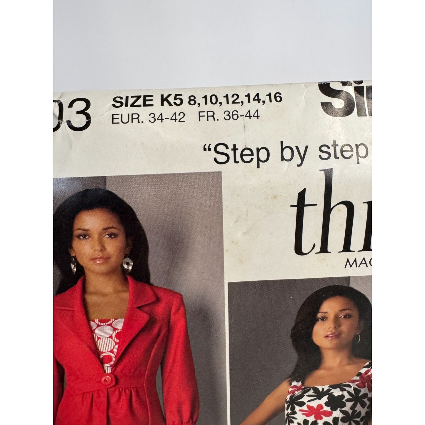 Simplicity Sewing Pattern 2703 Misses Jacket Pants Dress Top Sizes 8-16 Work UC