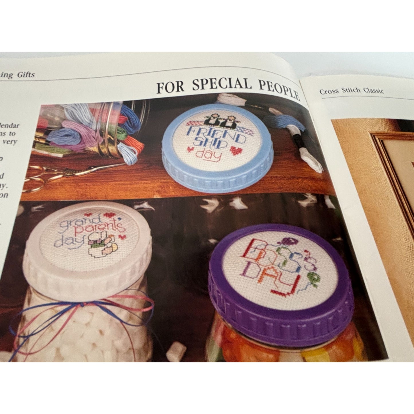 For The Love Of Cross Stitch Magazine September 1989 Apple Tree Bible Quote Fall