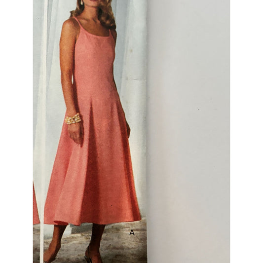 Butterick Sewing Pattern 6554 Dress Evening Formal 90s Minimalist Easy UC 6 8 10