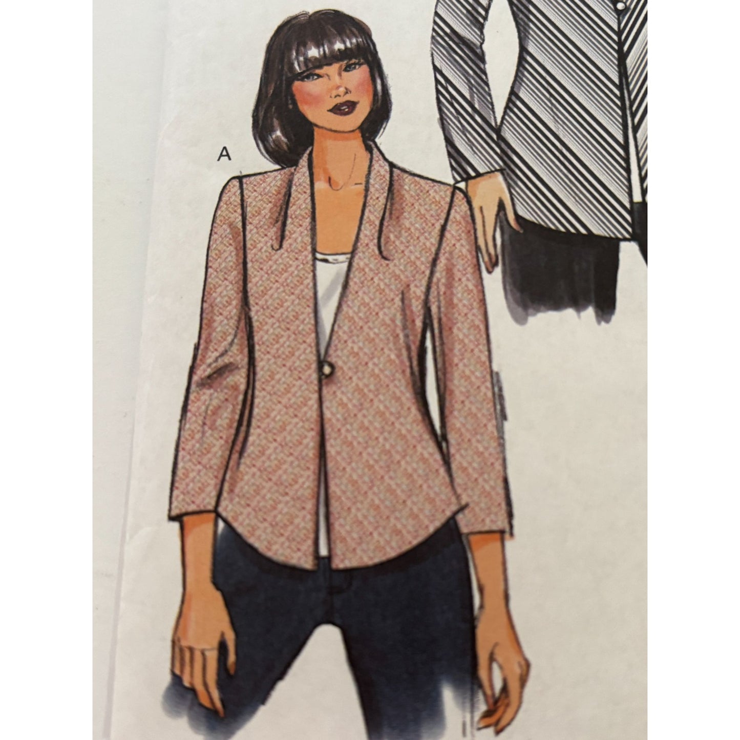 Vogue Sewing Pattern V8910 Misses Semi-Fitted Lined Jackets Blazer 14-22 Easy UC