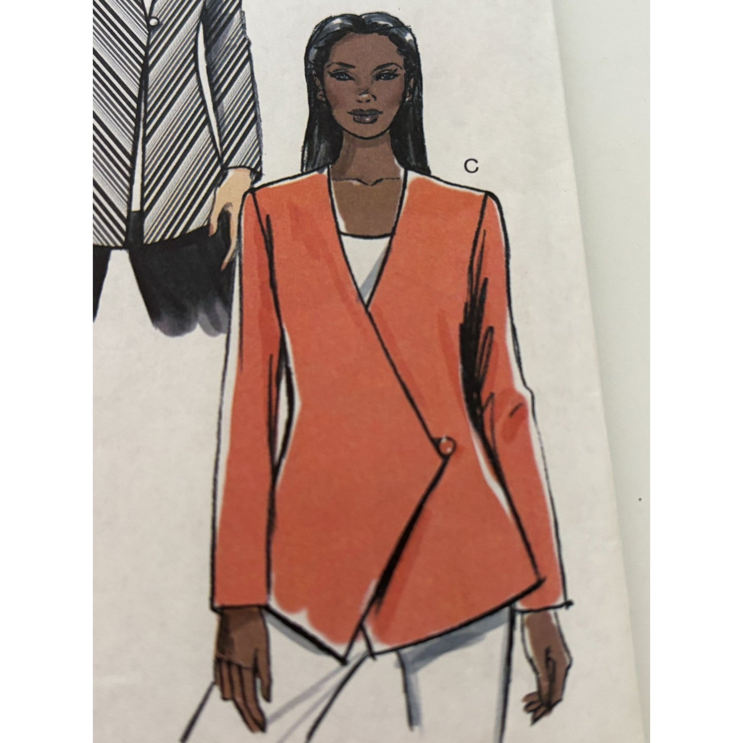 Vogue Sewing Pattern V8910 Misses Semi-Fitted Lined Jackets Blazer 14-22 Easy UC