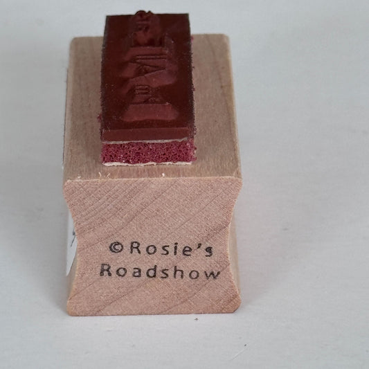 Rosies Roadshow Rubber Stamp I Am All Ears Cardmaking Words Funny Sentiment Crafting Tool