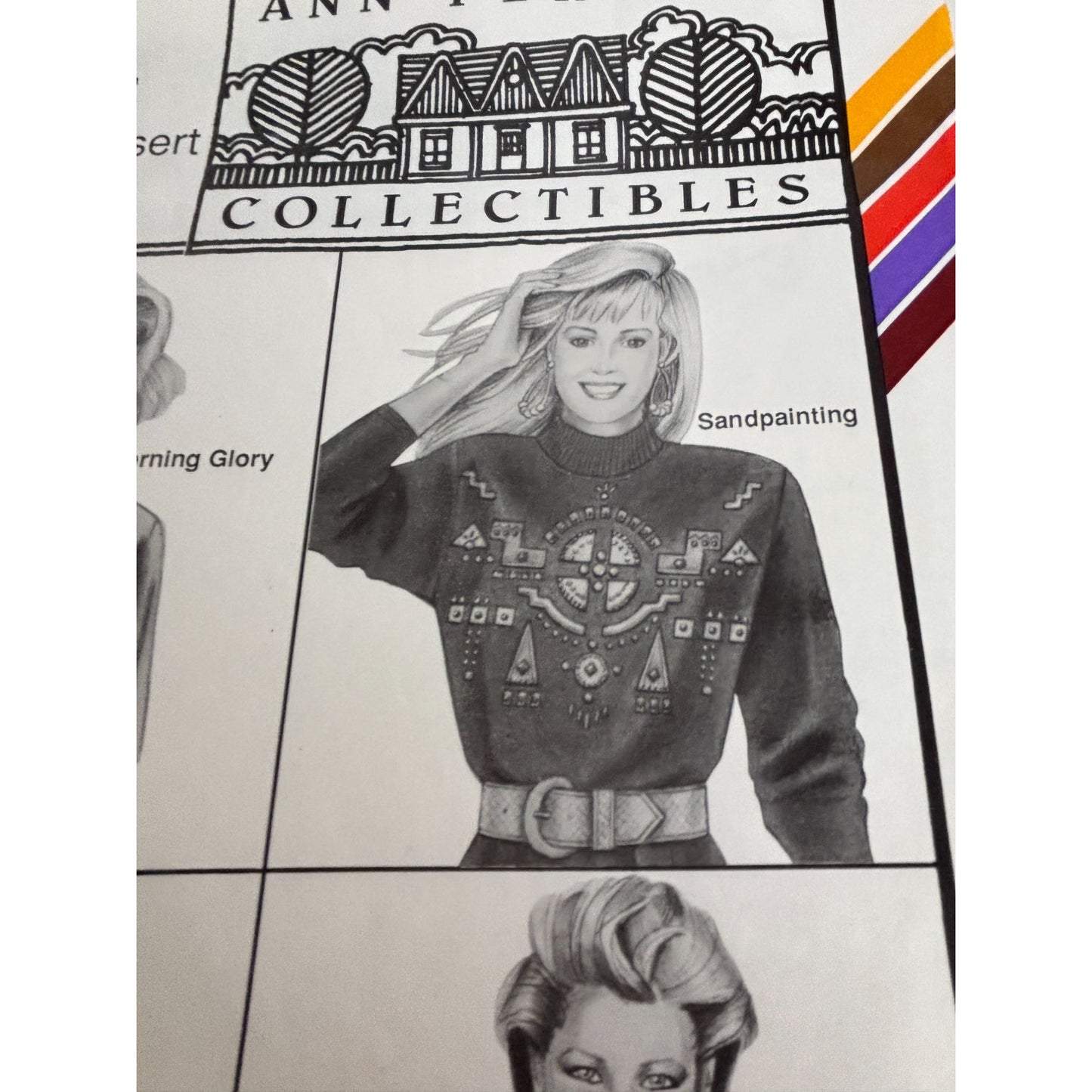 Stretch and Sew Sewing Pattern 4085 Painted Desert Ts T-Shirts Ann Person Uncut