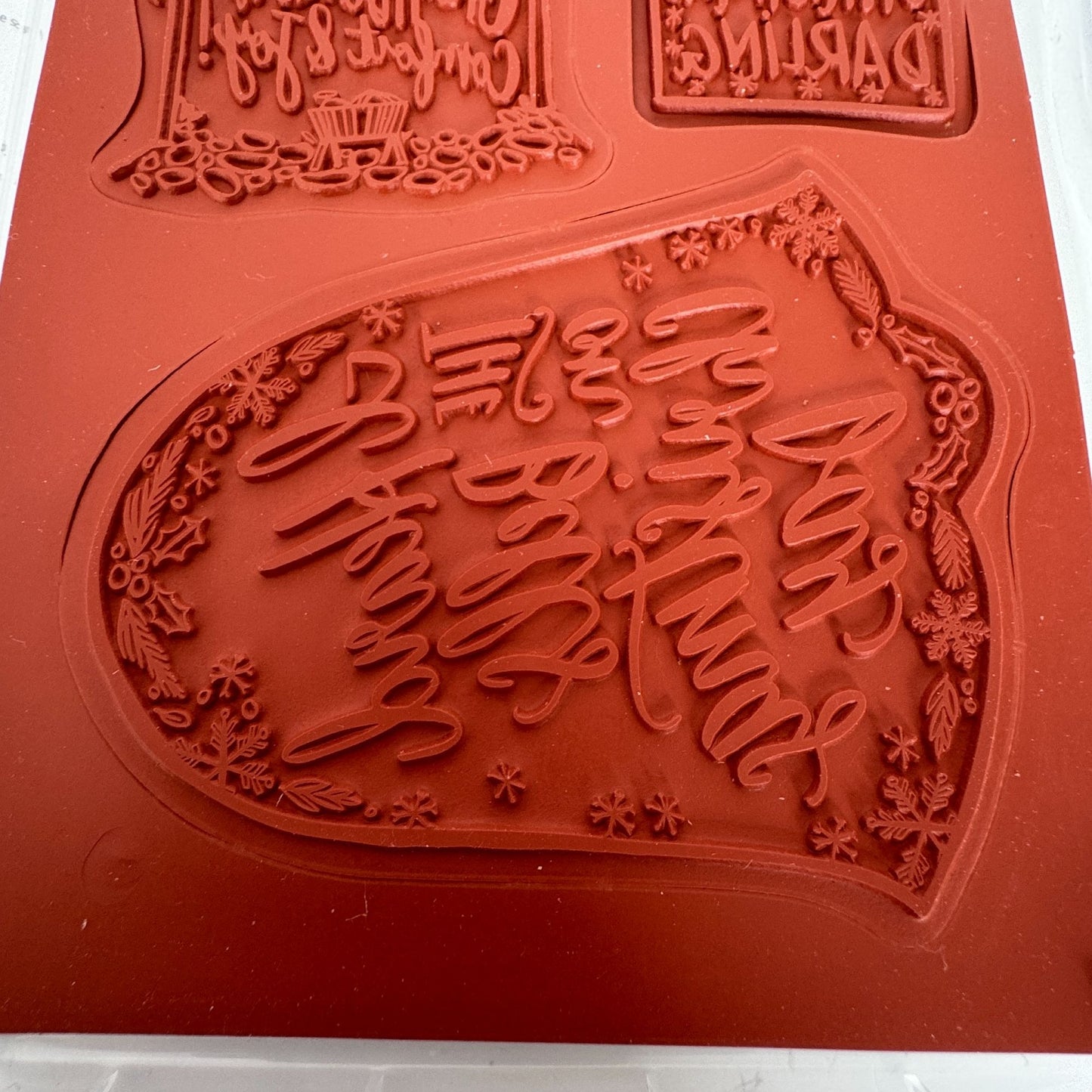 Stampin Up Rubber Stamp Set Darling Christmas Bell Nativity Stable Card Making