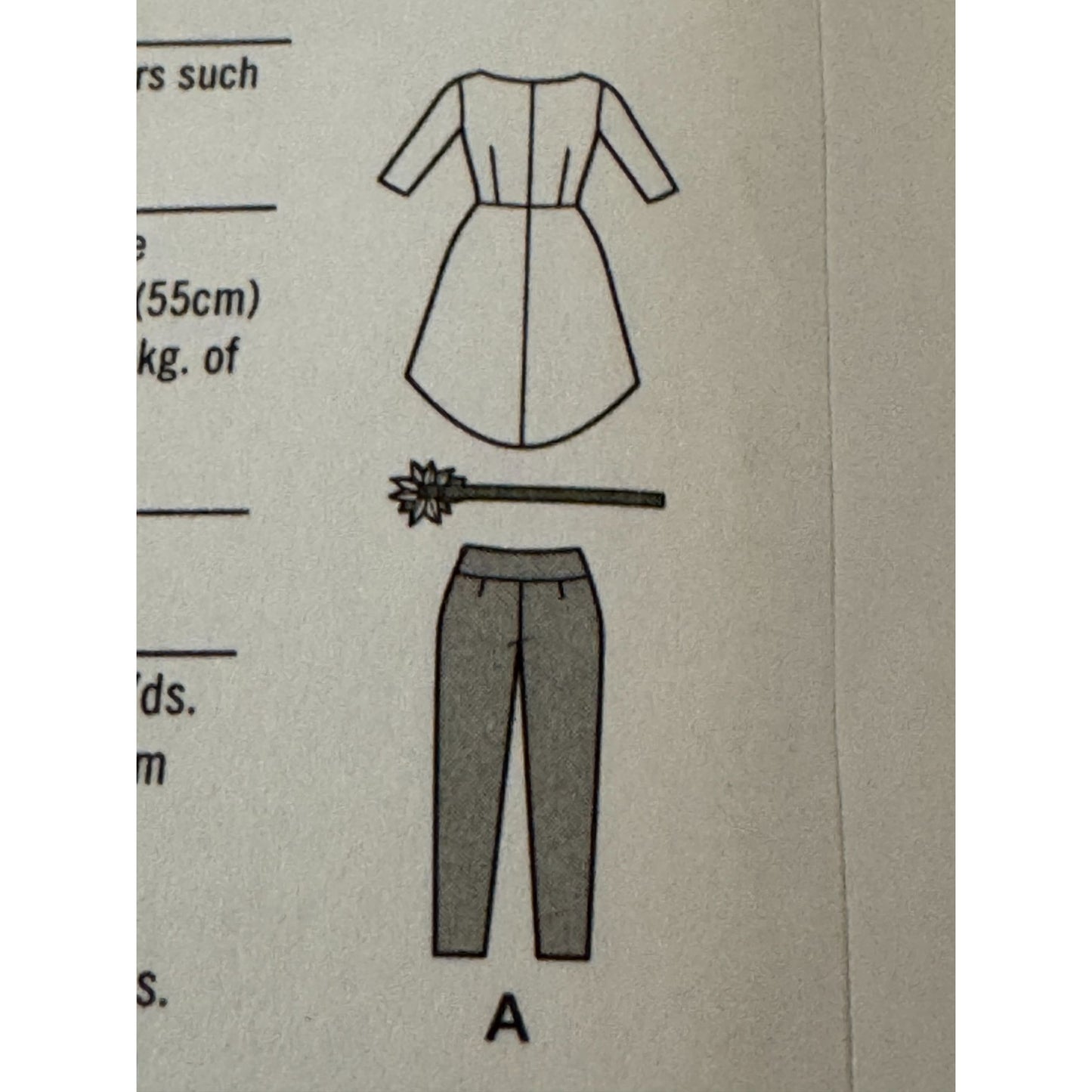 Simplicity Sewing Pattern R12197 Halloween Costume Witch Christmas Elf 16-24 UC