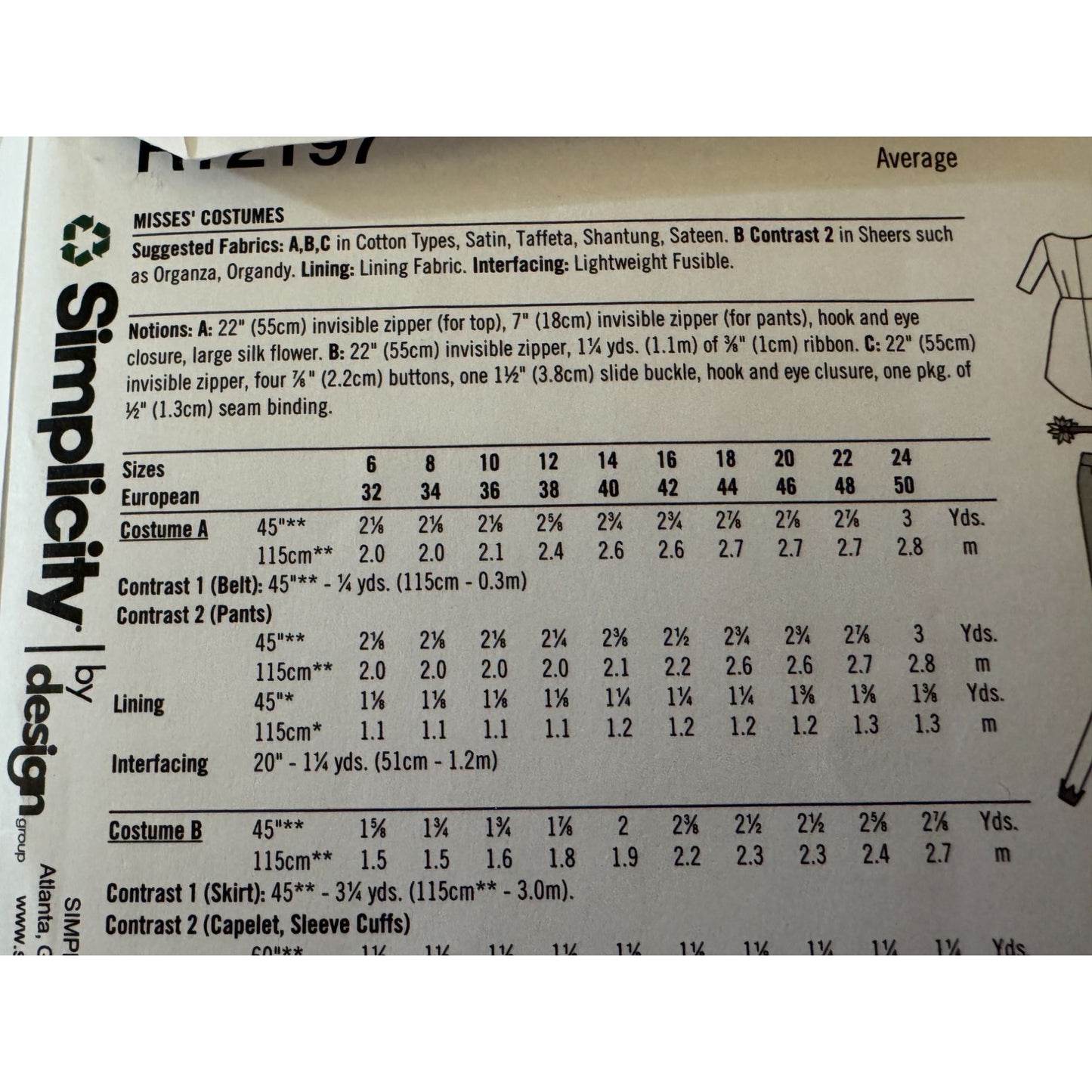 Simplicity Sewing Pattern R12197 Halloween Costume Witch Christmas Elf 16-24 UC