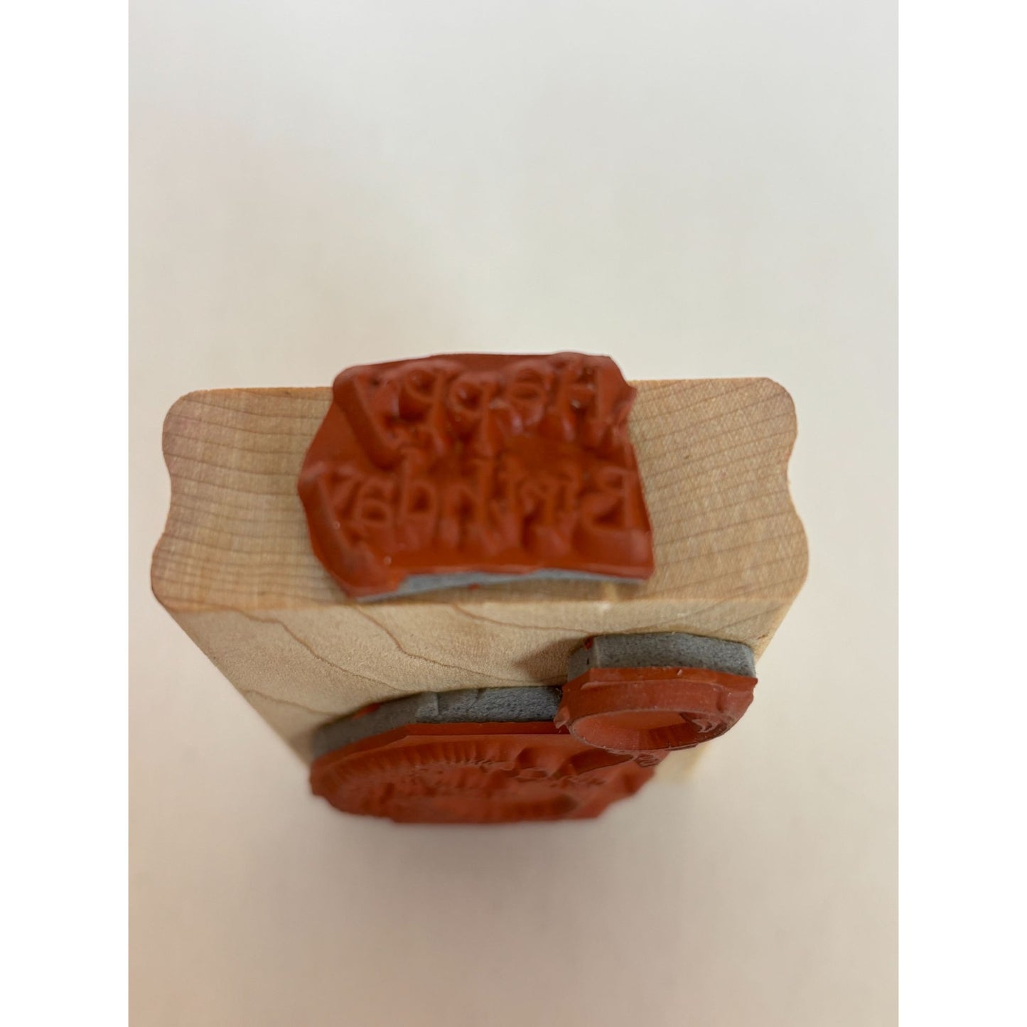 Stampin Up Rubber Stamp Happy Birthday Hedgehog Holding Balloon Card Making Word